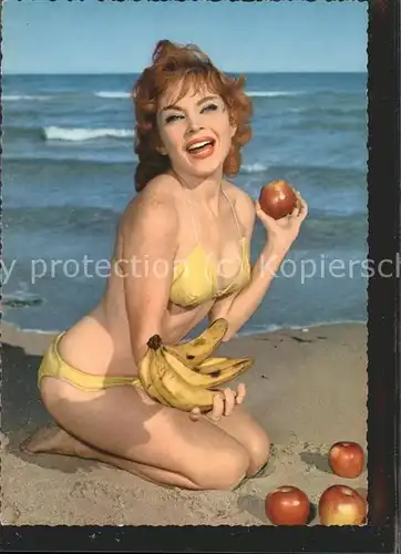Bademode Bikini Obst Banane aepfel Kat. Mode