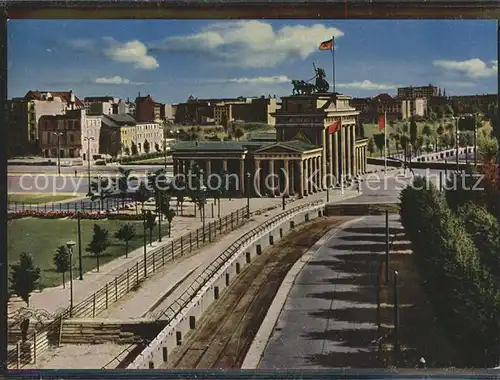 Brandenburgertor Berlin Grenze Kat. Gebude und Architektur