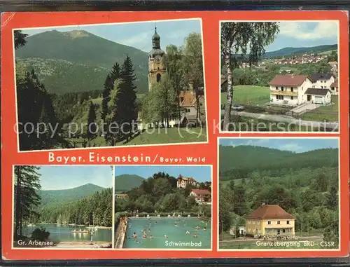 hd06473 Zoll Grenze Douane Grenzuebergang BRD CssR Eisenstein Bayr. Wald Kategorie. Zoll Alte Ansichtskarten