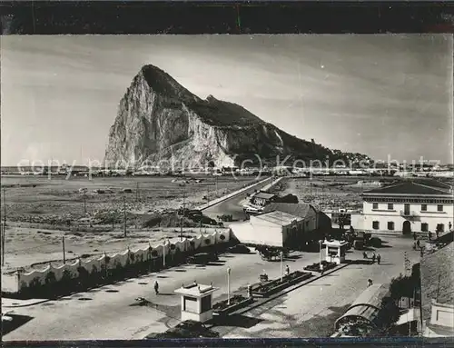 hd06474 Zoll Grenze Douane Gibraltar Rock Grenze Kategorie. Zoll Alte Ansichtskarten