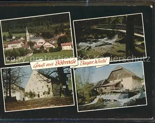 Wassermuehle Boebrach Bayr. Wald Kat. Gebaeude und Architektur