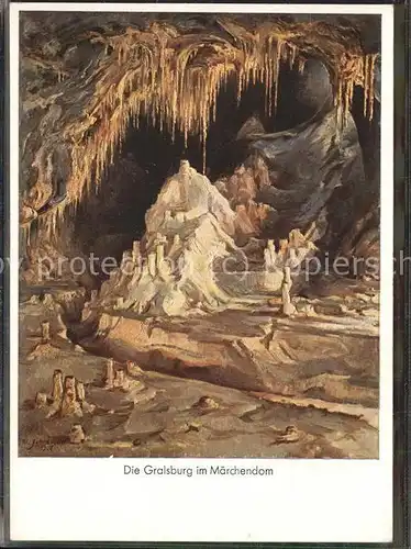 Hoehlen Caves Grottes Gralsburg Moerchendom Feengrotte Kat. Berge