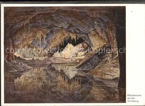 Hoehlen Caves Grottes Maerchendom Gralsburg Kat. Berge