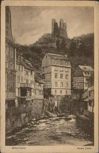 Montjoie Monschau Ruine Haller /  /