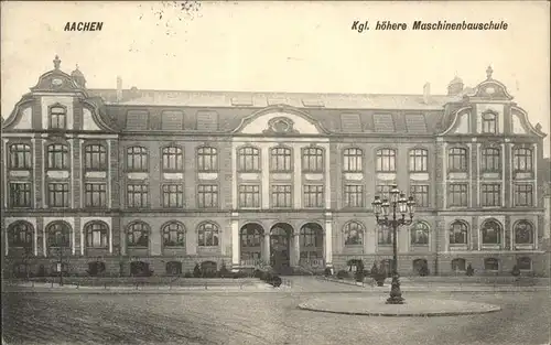 Aachen Kgl Hoehere Maschinenbauschule Kat. Aachen