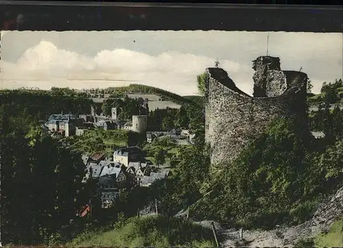 Monschau Haller mit Burg Kat. Monschau