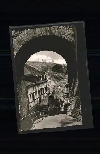 Monschau Blick von der Valkenburg Kat. Monschau