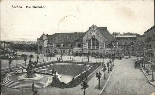 Aachen Hauptbahnhof Feldpost Kat. Aachen