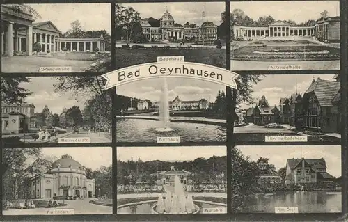 Bad Oeynhausen Wandelhalle Badehaus Herfordstr Kurhaus Thermalbadehaus Kurtheater Kurpark Am Siel Kat. Bad Oeynhausen