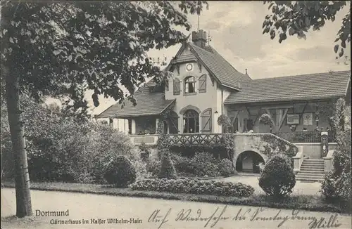 Dortmund Gaertnerhaus im Kaiser Wilhelm Hain Kat. Dortmund