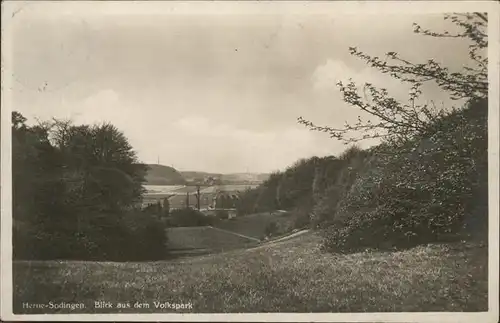 Sodingen Blick vom Volkspark Kat. Herne