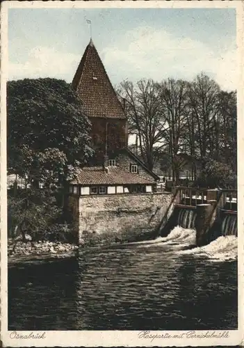 Osnabrueck Hasepartie mit Pernickelmuehle Kat. Osnabrueck