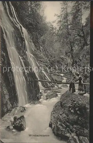 Wimbach Ramsau Wimbachklamm Kat. Ramsau b.Berchtesgaden