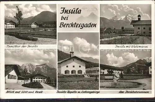 Berchtesgaden Insula Watzmann Insula Kapelle Kat. Berchtesgaden