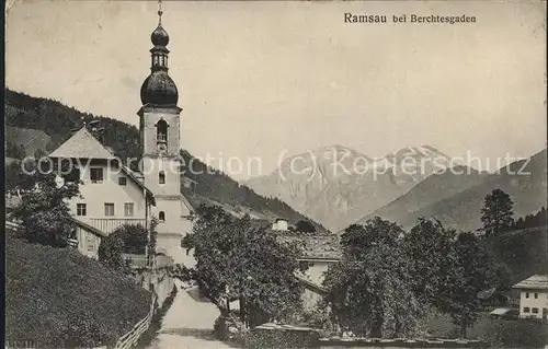 Ramsau Berchtesgaden Kirche Kat. Ramsau b.Berchtesgaden