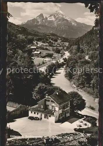 Unterau Berchtesgaden Watzmann Kat. Berchtesgaden