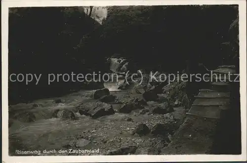 Berchtesgaden Felsenweg Zauberwald Kat. Berchtesgaden