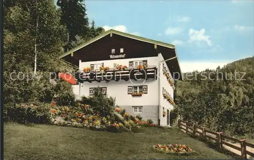 Unterau Berchtesgaden Fremdenheim Schlee Haus Kiliansblick Kat. Berchtesgaden