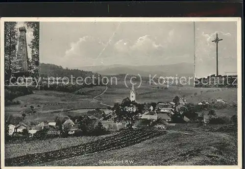 Grattersdorf Aussichtsturm Sonnenwald Buechelstein Kat. Grattersdorf