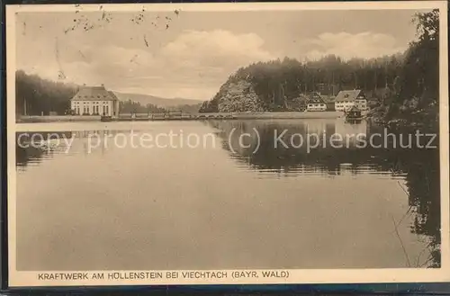 Viechtach Bayerischer Wald Kraftwerk Hoellenstein Kat. Viechtach