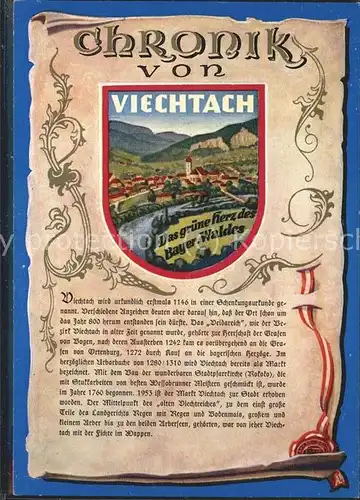 Viechtach Bayerischer Wald Chronik Kat. Viechtach