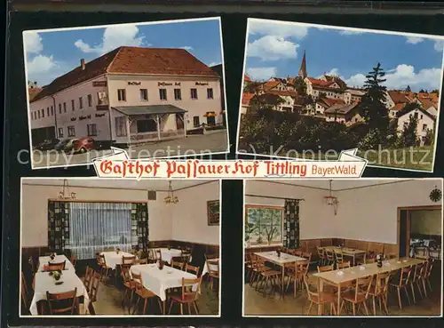 Tittling Gasthof Passauer Hof Kat. Tittling