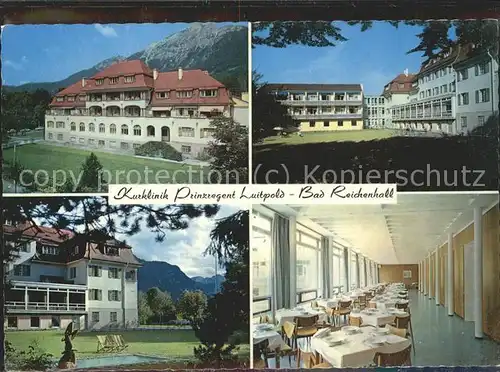 Bad Reichenhall Kurklinik Prinzregent Luitpold Kat. Bad Reichenhall