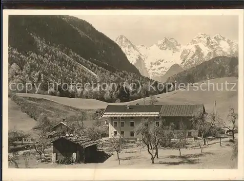 Melleck Motzenwirt Loferer Steinberge Kat. Schneizlreuth