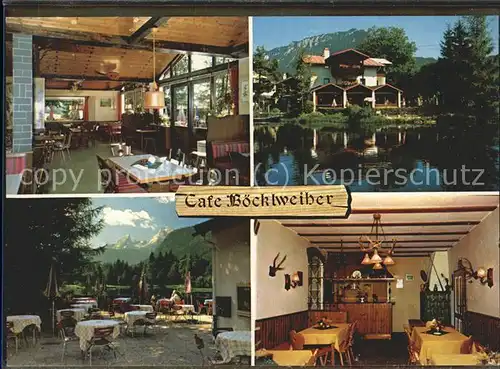 Berchtesgaden Cafe Boecklweiher Kat. Berchtesgaden