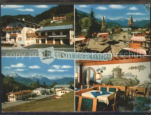 Oberau Berchtesgaden Gasthof Pension Priesterstein Kat. Berchtesgaden