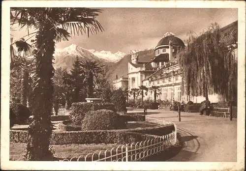 Merano Suedtirol Casino Municipale con la Passegiata Kat. Merano