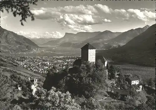 Merano Suedtirol Castelli Fontana e Tirolo Kat. Merano