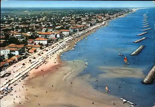 Bellaria Panorama dall aereo Le nuove scogliere Kat. Rimini