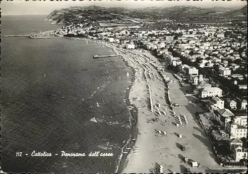 Cattolica Panorama dell aereo Kat. Cattolica