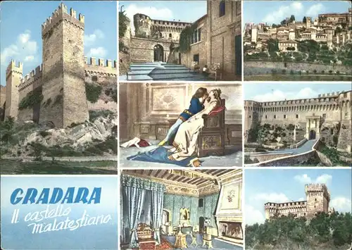 Gradara Pesaro Il Castello Malatestiano Kat. Pesaro