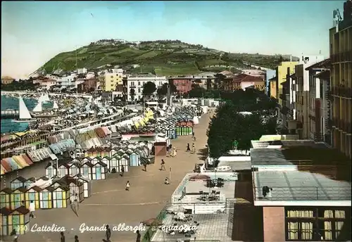 Cattolica Grandi albewrghi e spiaggia Kat. Cattolica