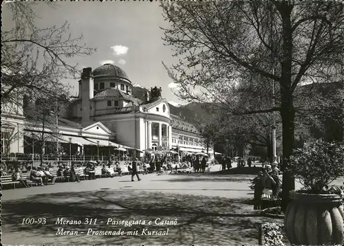 Merano Suedtirol Passeggiata e Casino Kat. Merano