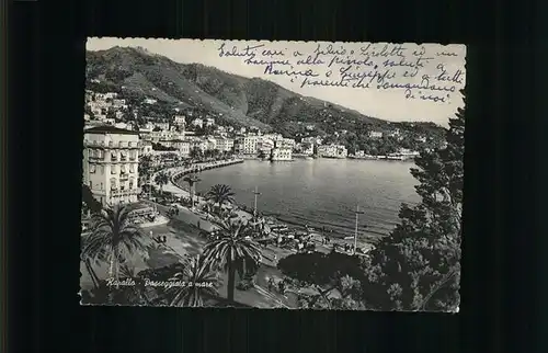 Rapallo Liguria Passeggiata a mare Kat. Rapallo