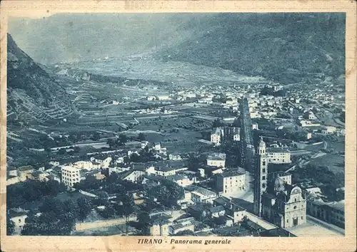 Tirano Panorama generale Kat. Sondrio