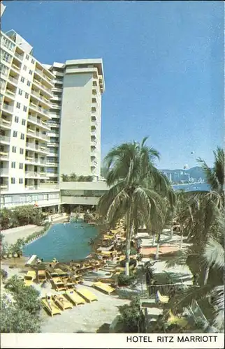 Acapulco Hotel Ritz Marriott Swimming Pool Kat. Acapulco