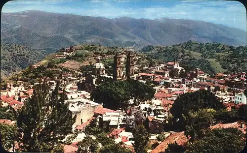 Taxco Vista panoramica Iglesia de Santa Prisca Kat. Taxco