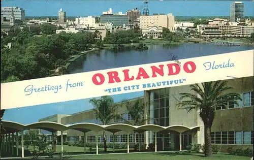 Orlando Florida Skyline view from Lake Eola Park Kat. Orlando