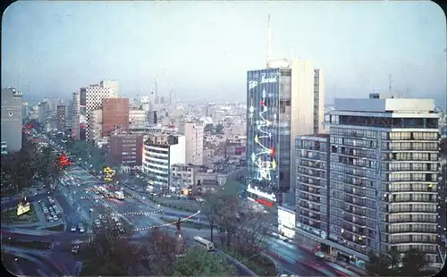 Mexico City Crepusculo sobre la ciudad Kat. Mexico