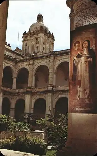 Oaxaca Museo Regional Interior de Santo Domingo Heiligenfigur Kat. Oaxaca