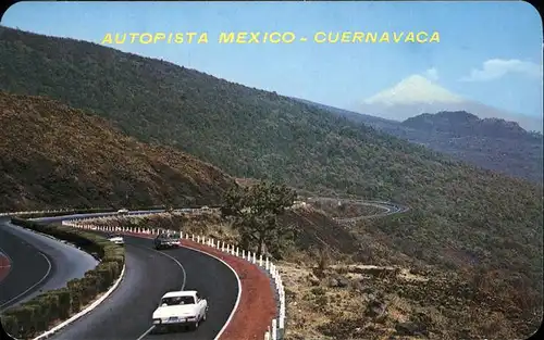 Cuernavaca Autopista Mexico Cuernavaca Volcan Popocatepetl Kat. Cuernavaca