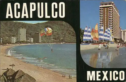 Acapulco Icacos Beach and Hornos Beach Kat. Acapulco