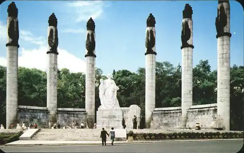 Mexico City Monumento a los Ninos Heroes Bosque de Chapultepec Kat. Mexico