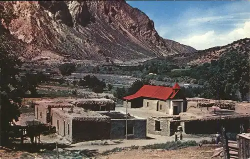 Santa Fe New Mexico Spanish settlement of Pilar Rio Grande Valley Kat. Santa Fe
