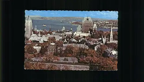 Quebec Panoramic view in autumn Kat. Quebec