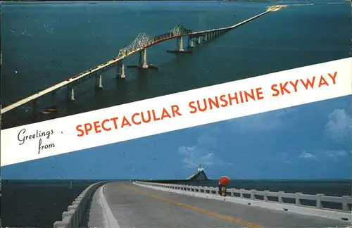 Tampa Florida The Sunshine Skyway bridge Kat. Tampa